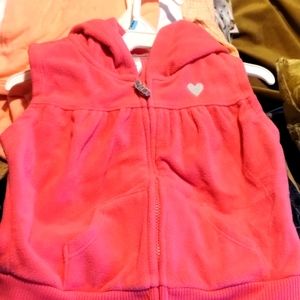 12 month old baby girls zip up vest